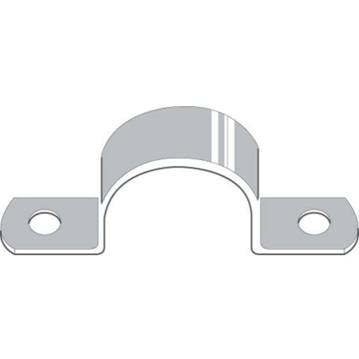10 stk Kabelbøjle, 32 mm, m/2 lapper - 80 stk