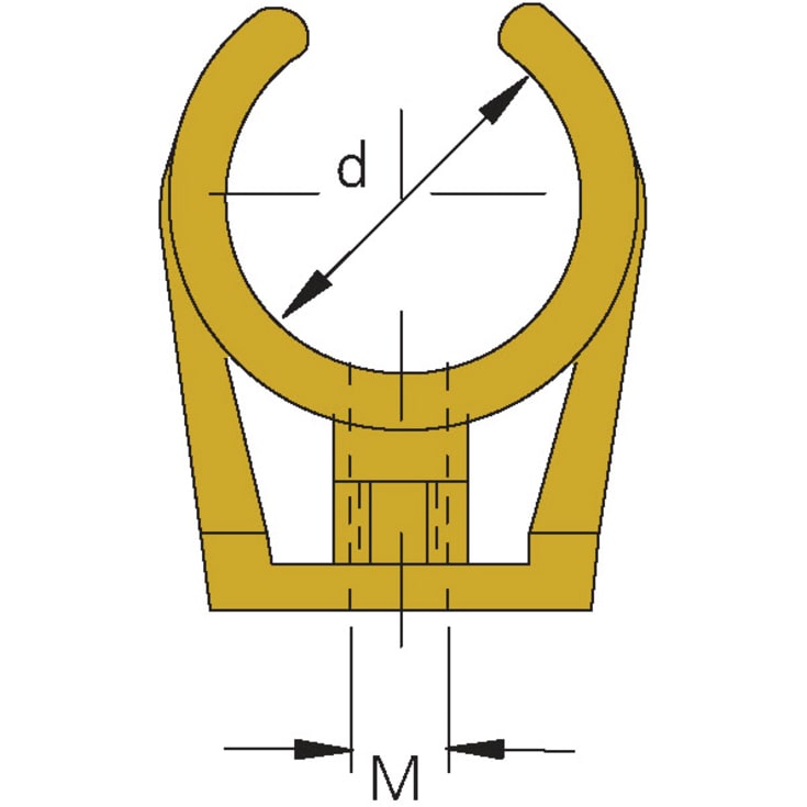 50 stk 6 mm Loddefittings rørbærer