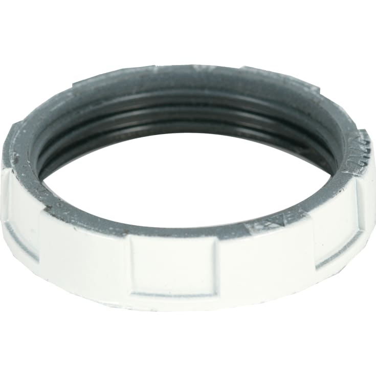 Omkretsring 47 mm vit för kronhylsa E27