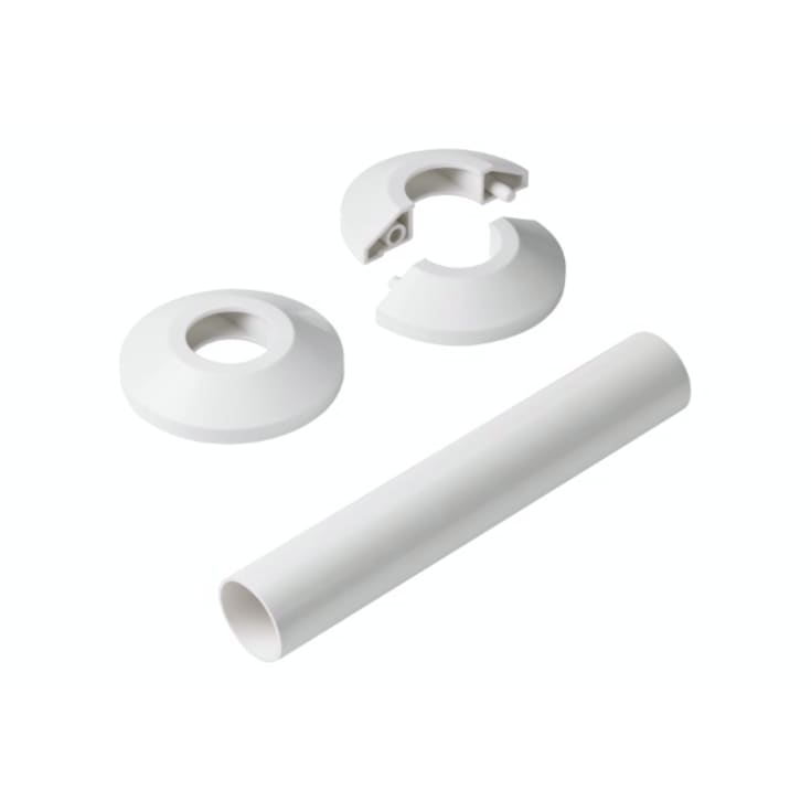 Danfoss vægroset/afdækningsrør til RTX/RAX RAL9016