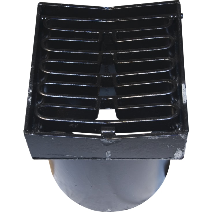 Duco 280 x 390 mm karm/rist, nedadbuet, 40 t, sort smedejern