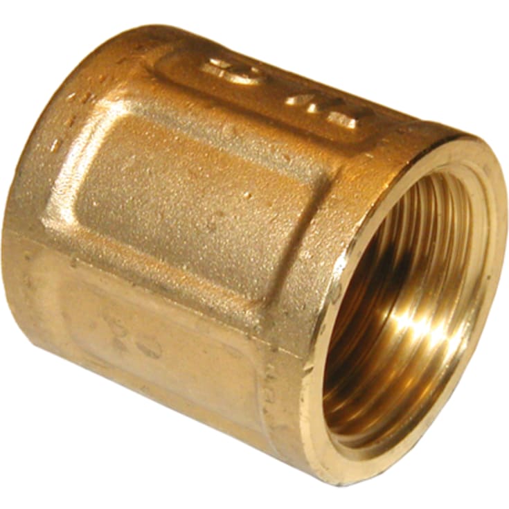 Messing muffe, 1/4"