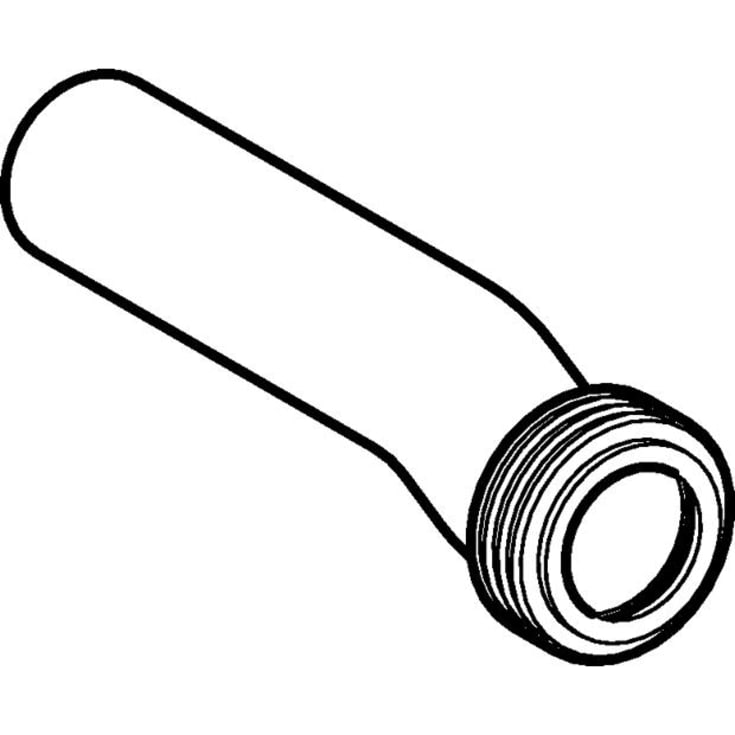 Geberit Tilgangsferule 152.405.001 Hvid Excentr