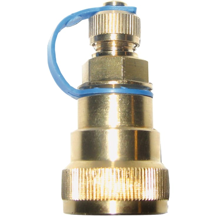 Trykkutløpsnippel DN8 M/Overgangsstykke.