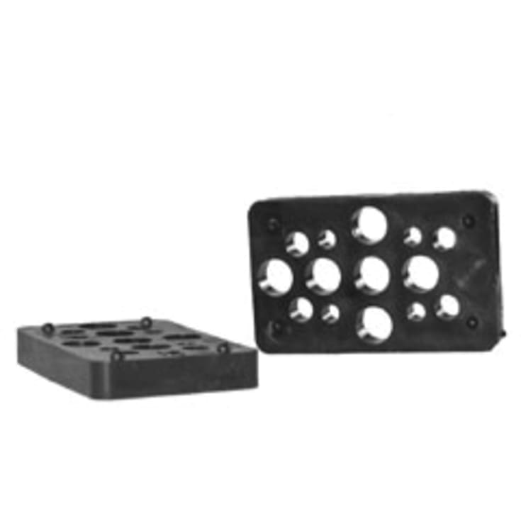 400 stk Justerbrik, blå, 80 x 50 x 10 mm