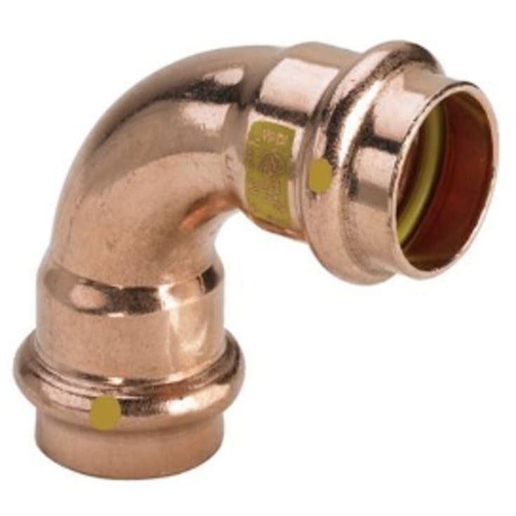 Viega Profipress bøjning, 90°, gas, muffe/muffe, 18 mm