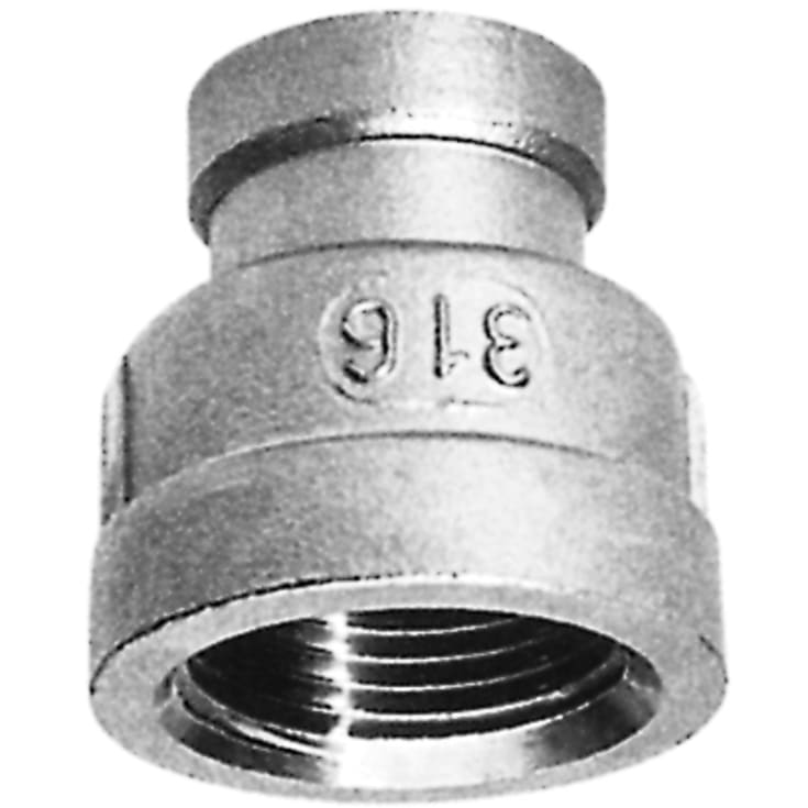 2,1/2" x 2" Redusert hylse AISI 316