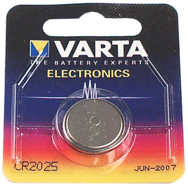 10 stk Varta batteri, Electronics CR2025, 3 V, 1 stk.