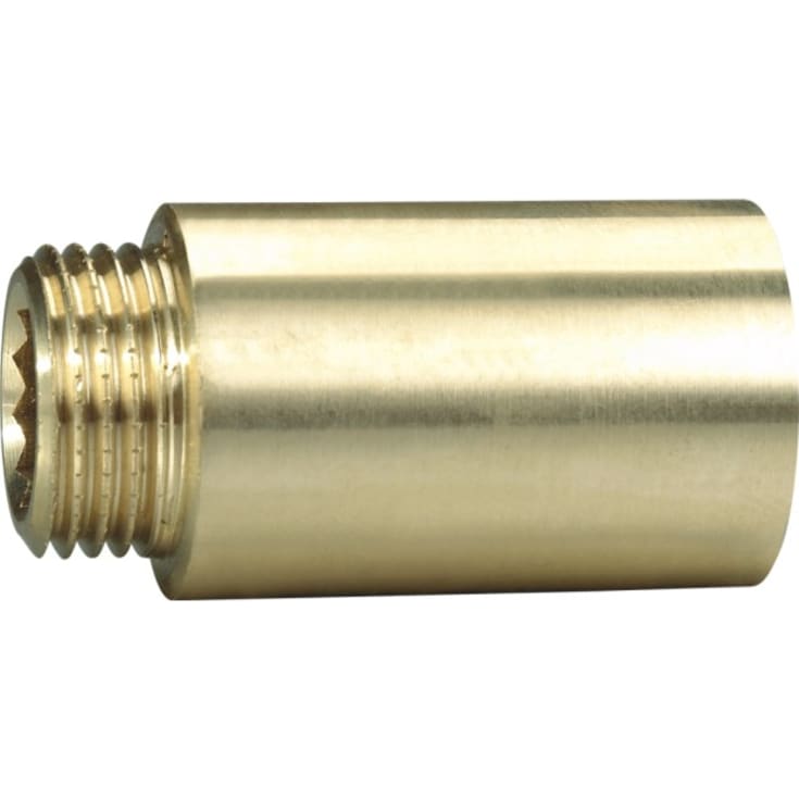 Messing haneforlænger, 1/2" - 100 mm