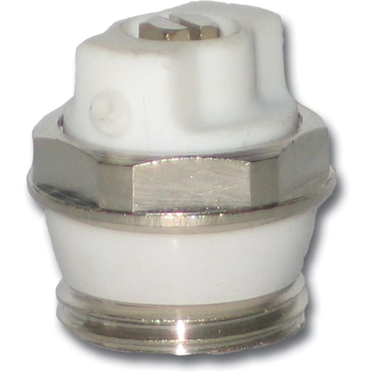 1/2" Förkromad luftskruv t/nyckel m/silikon