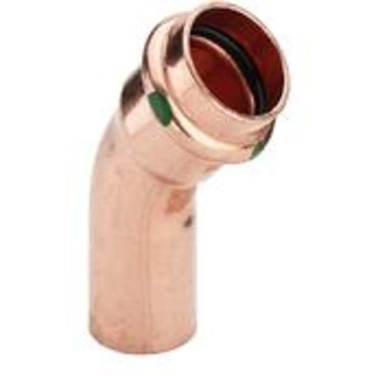 12 mm bøy 45° muffe/nippel Profipress