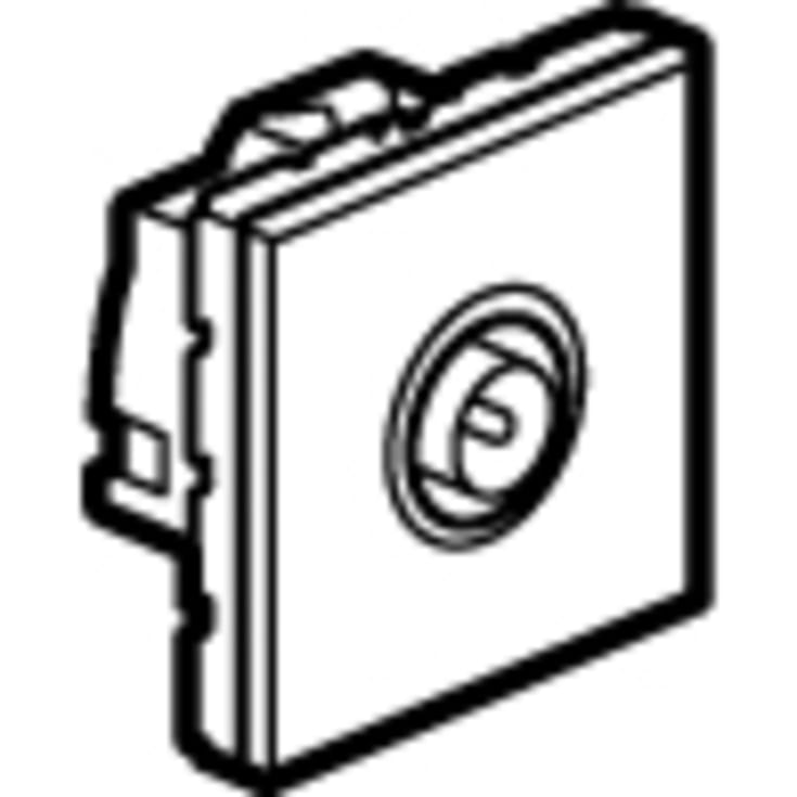 Mosaic TV Stik Han 9,52 mm 2M Hvid