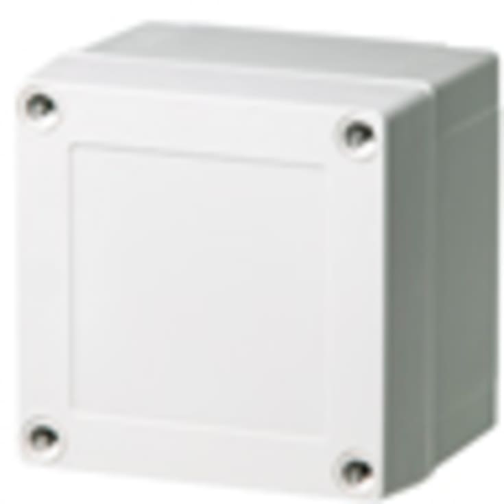 8 stk BOX MNX PC 100X100X75 GRÅ