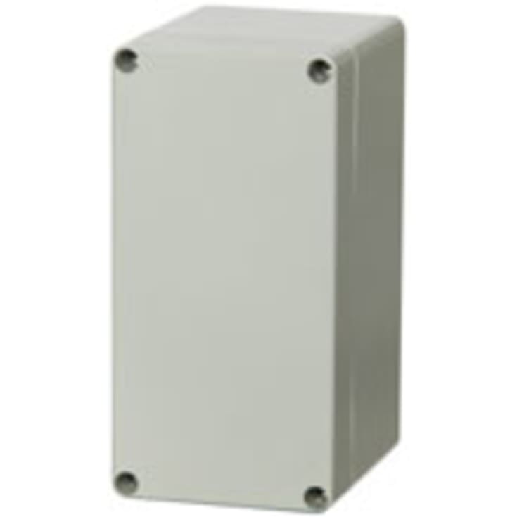 8 stk KASSE EURO ABS 80X160X95 GRÅ