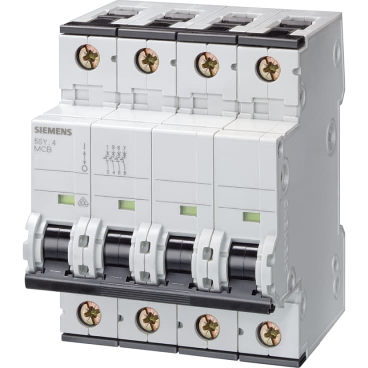 Strömbrytare C 25A, 3P+N, 10kA, 5SY4625-7