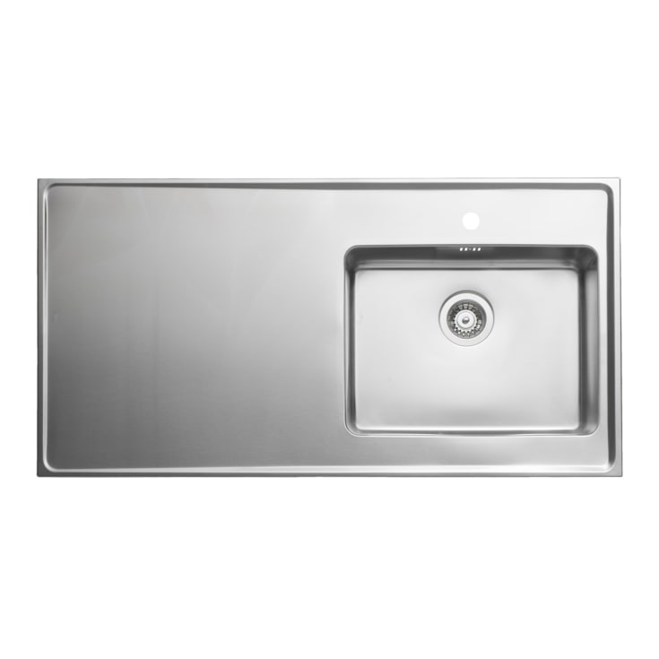 Intra Qube QF12-03 stålbord, 120x60 cm, rustfrit stål