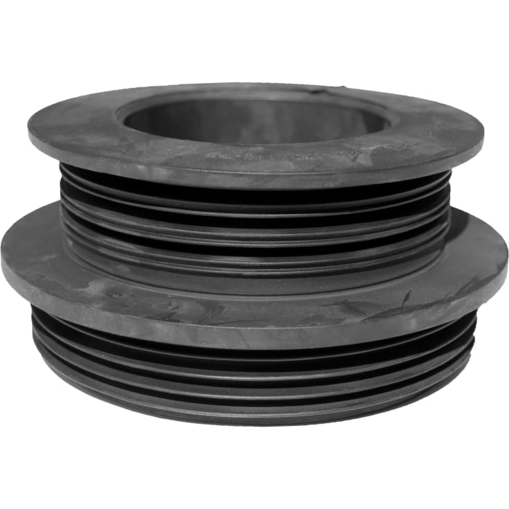 123/130-110/75 mm Kombinippel gummi TPE til PVC og MA rør