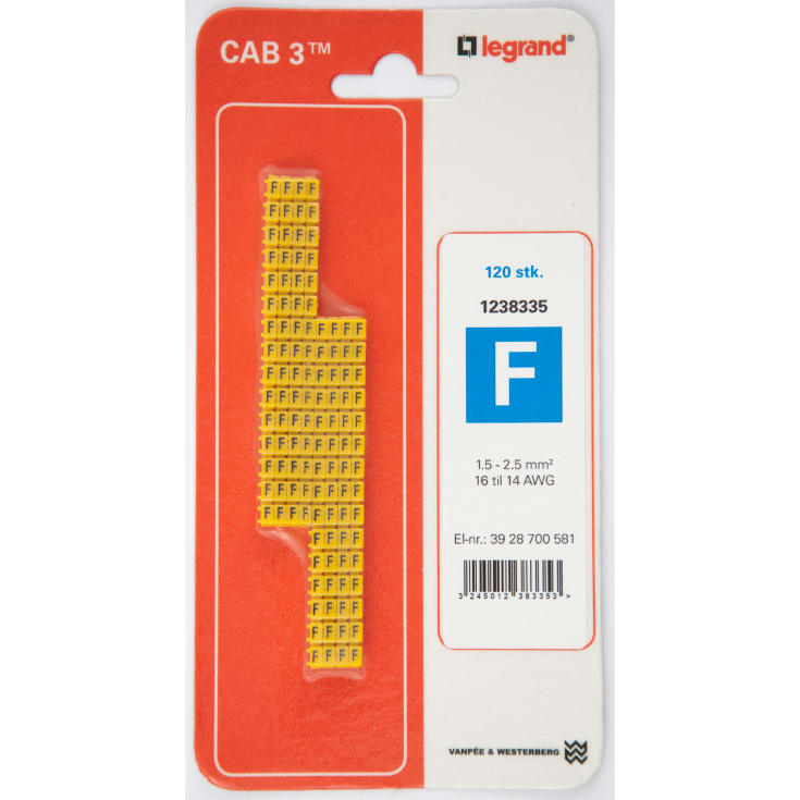 120 stk CAB3 KABEL MRK1,5-2,5 (F)