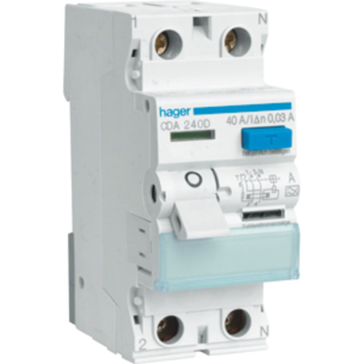 RCD HPFI 2P 25A 30mA A CDA225K