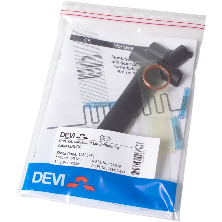 DEVI tilkoblingssett for boks DHP10