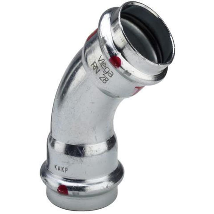 42 mm Prestabo böj 45° uttag/sockel