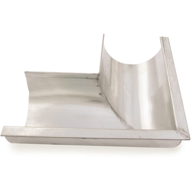 Plastmo udvendig gering nr. 12 / 90 grader, zink