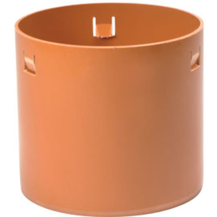 425 x 400 mm teleskoprör utan tätningsring, för flyttbar beklädnad, PVC