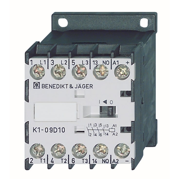 MINI KONTAKTOR 4KW 3NO+1NC-230V