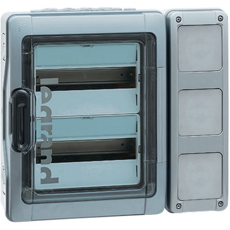 6 st Grupppanel Plexo IP65 1x2(+1) modul
