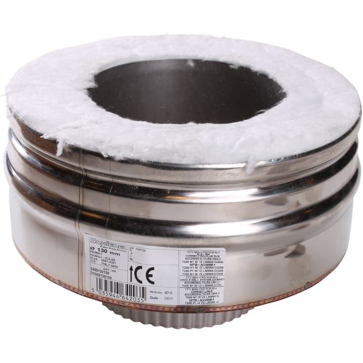 5" Metalbestos Multi50 koppling iø124/uø127 mm