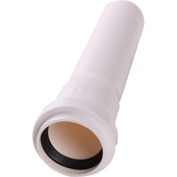 40 x 150 mm Rør afløb hvid PP