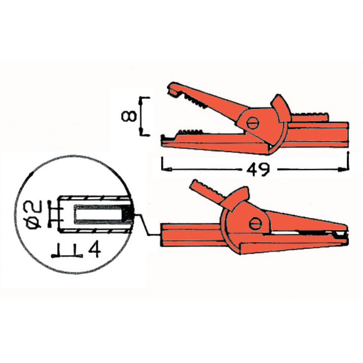 KROKODILBI MINI 5002 SVART