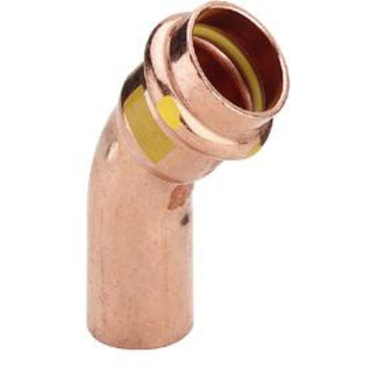 18 mm Böj 45° Gashylsa/nippel Profipress