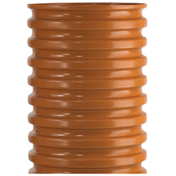 Wavin  PVC Opføringsrør 315x2000 mm, uden muffe