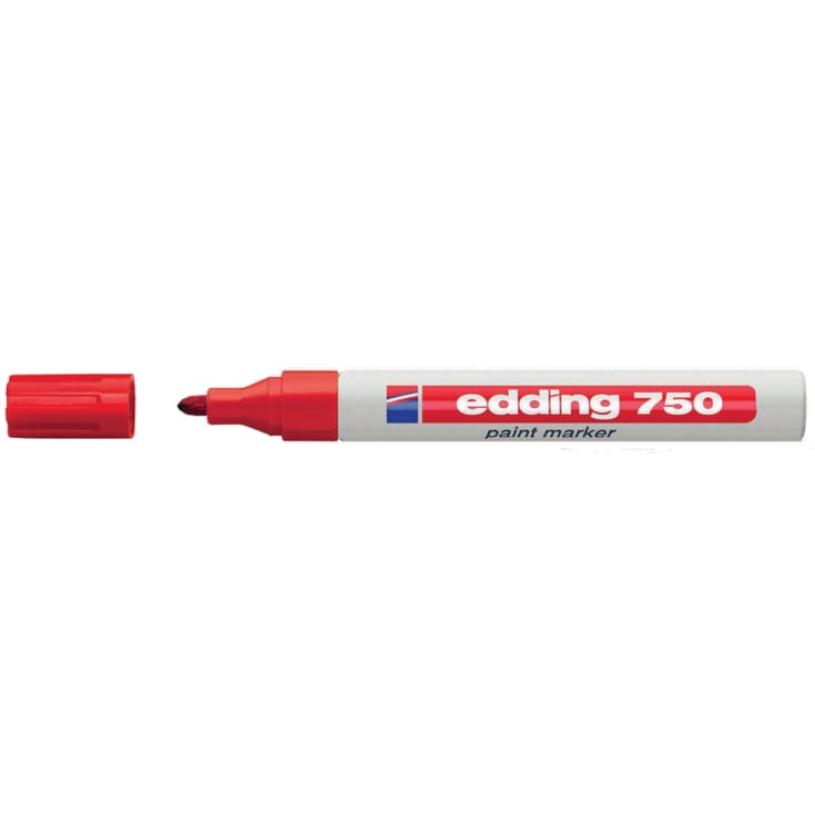 Paintmarker Edding 750, rød