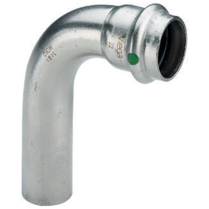 54 mm Böj Sanpress Inox 92° hylsa/nippel