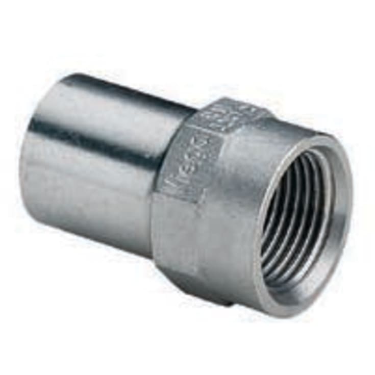 22 mm x 3/4" Indstik Sanpress Inox nippel/muffe