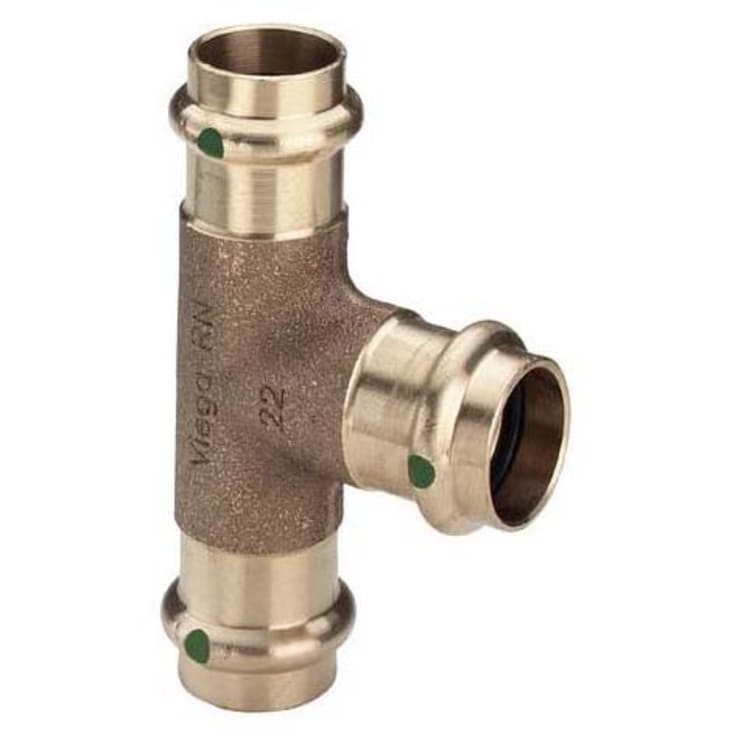 Viega T-stykke, tappevann, 15 mm