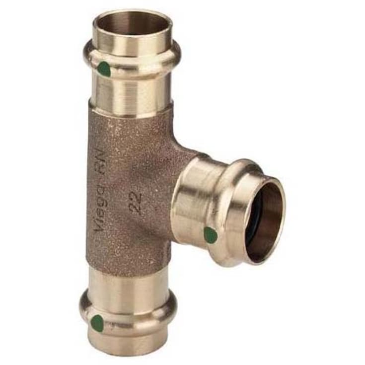 Viega T-stykke, tappevann, 28x22x28 mm