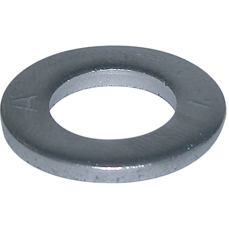 16mm planskive, elforzinket - 100stk