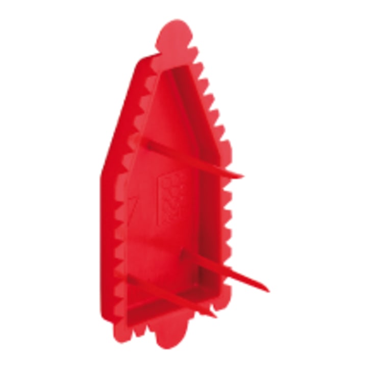 Dæksel f/loftdåse rød ø35mm