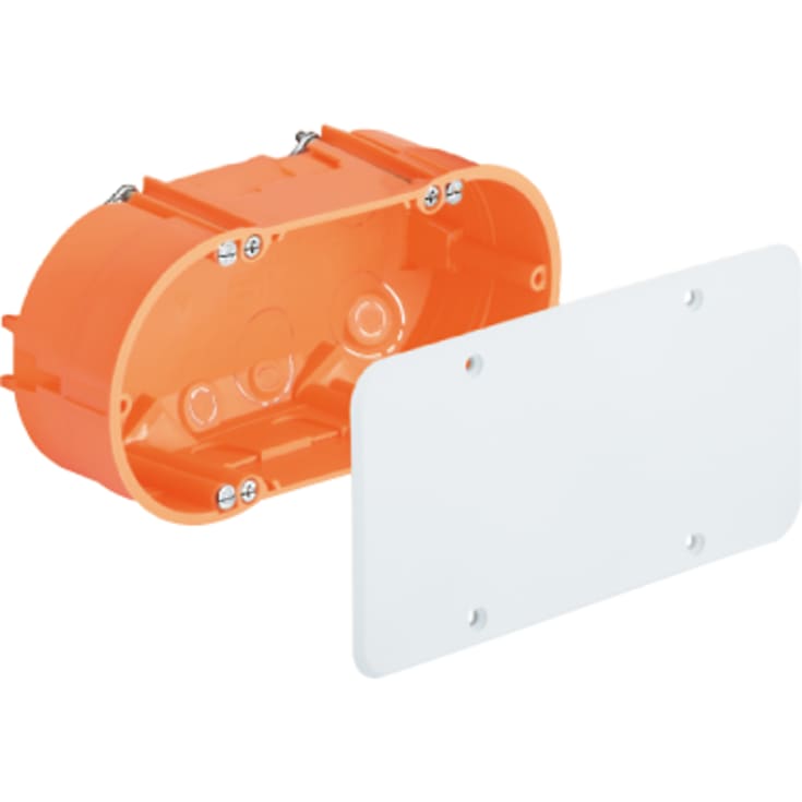 Låg for dobbelt dåse 145x75mm