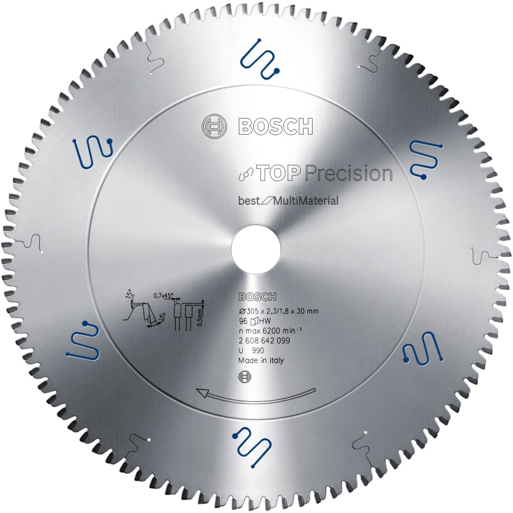 Bosch Top Precision rundsavklinge Ø165/20 - 48tands