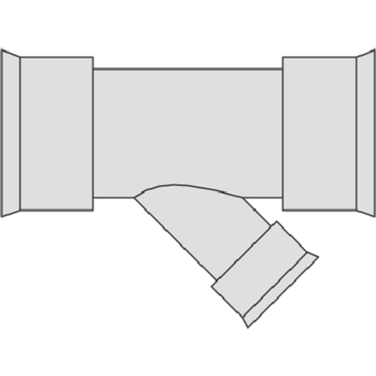 Hegler 293 x 175 mm 45 gr. grenrør, uden gummiringe
