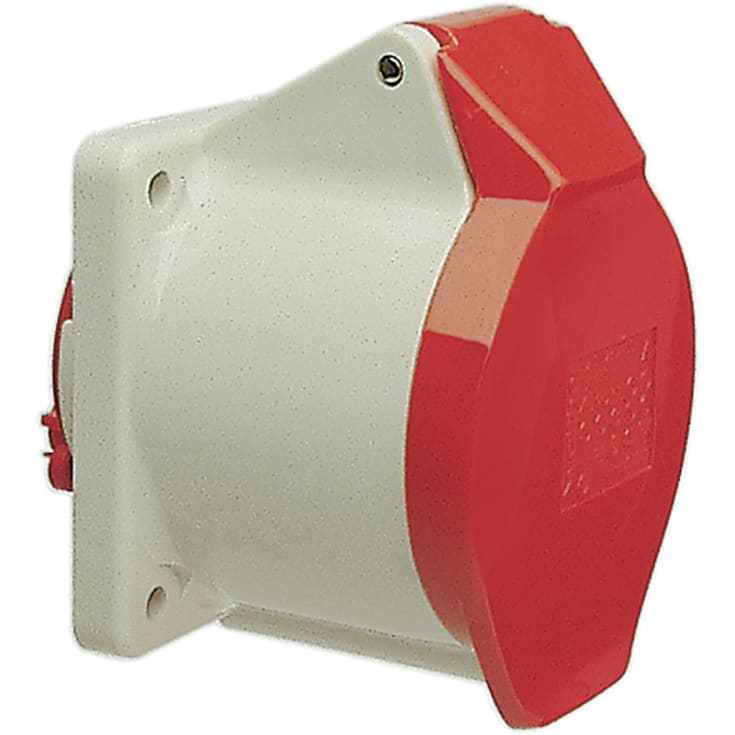 CEE Inbyggt Vägguttag Rak 16A 4P IP44