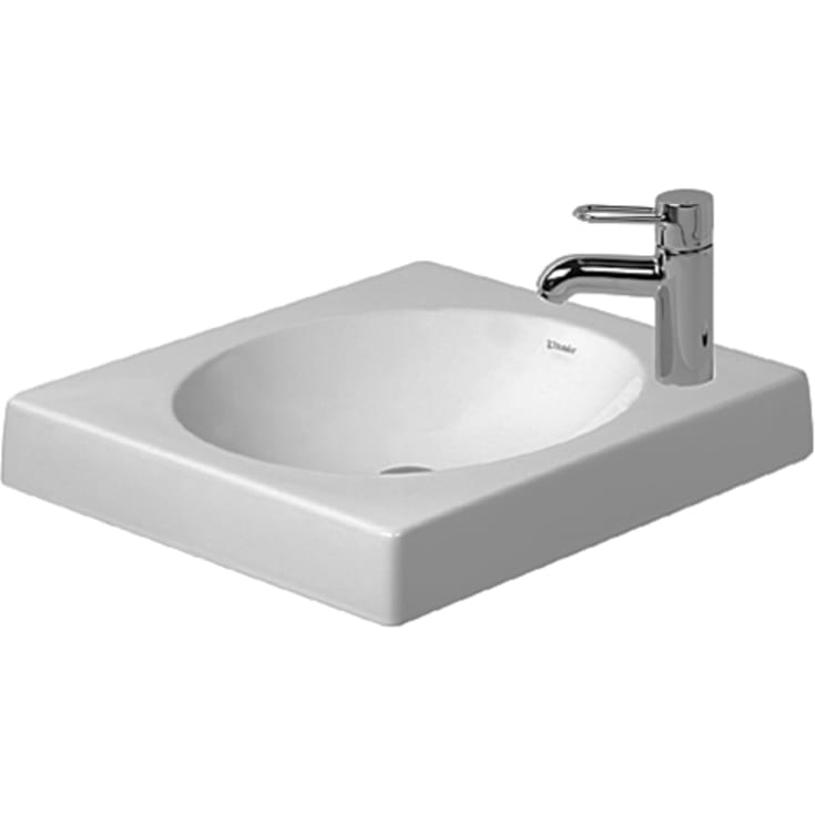 Duravit Architec toppmontert servant, 50x50 cm, hvit