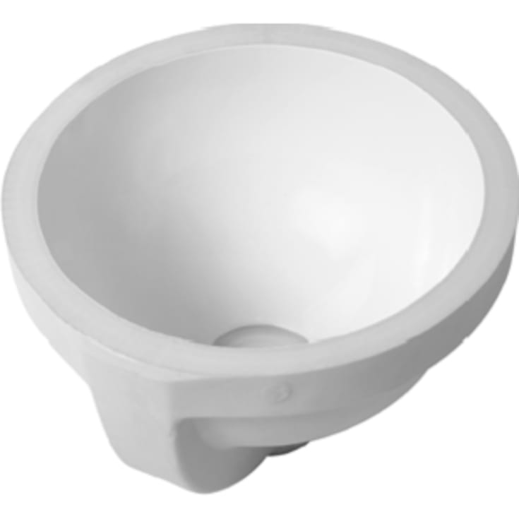 Duravit Architec servant for underliming, Ø27 cm, hvit