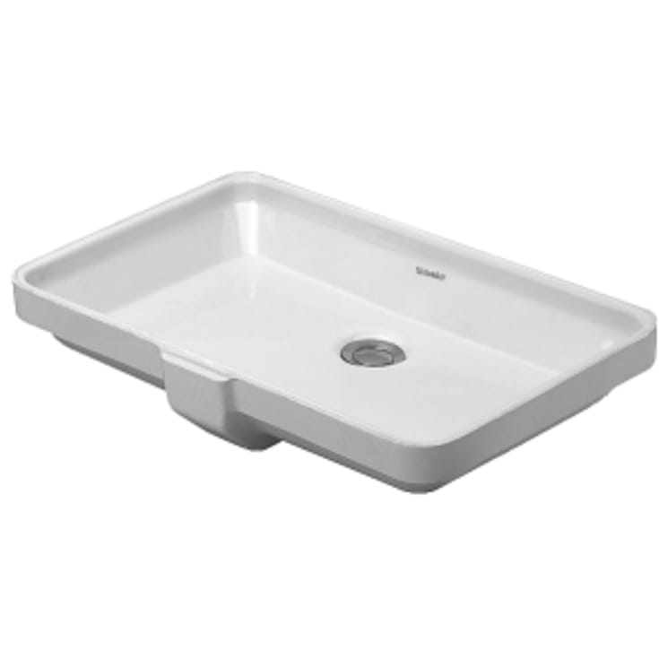 2nd floor vask til underlimning 53 cm uden hanehul med overløb