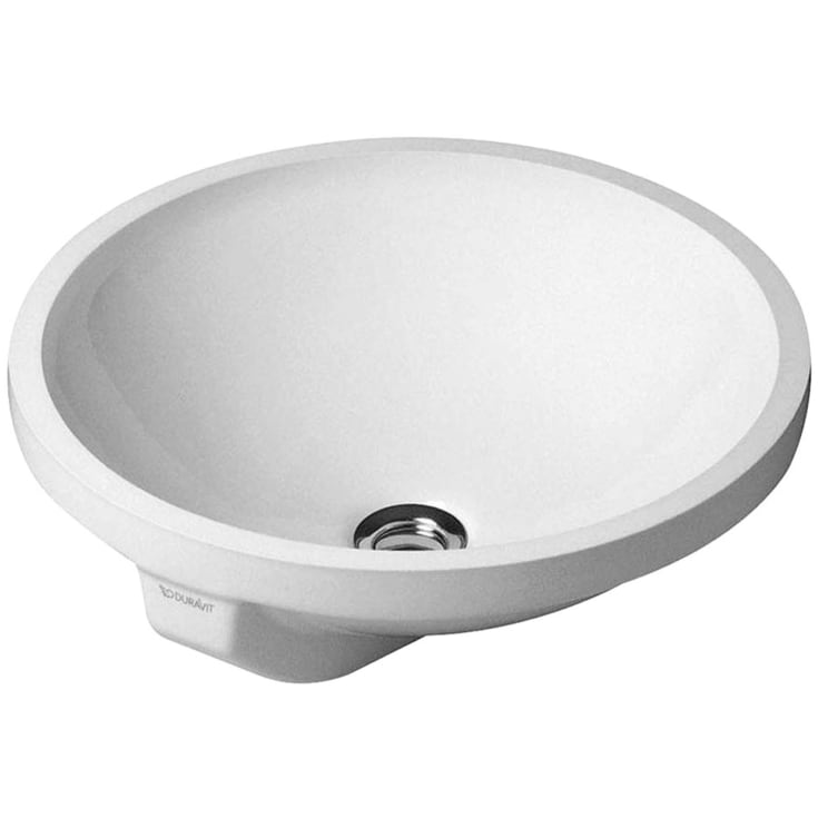Duravit Architec servant for underliming, Ø40 cm, hvit
