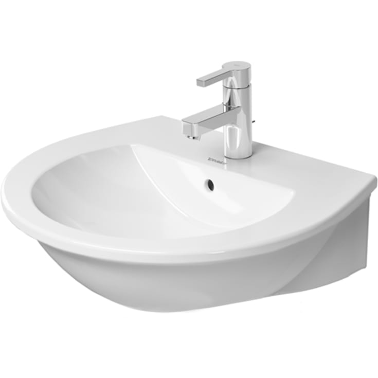 Duravit Darling New vegghengt servant, 55x48 cm, med wondergliss, hvit